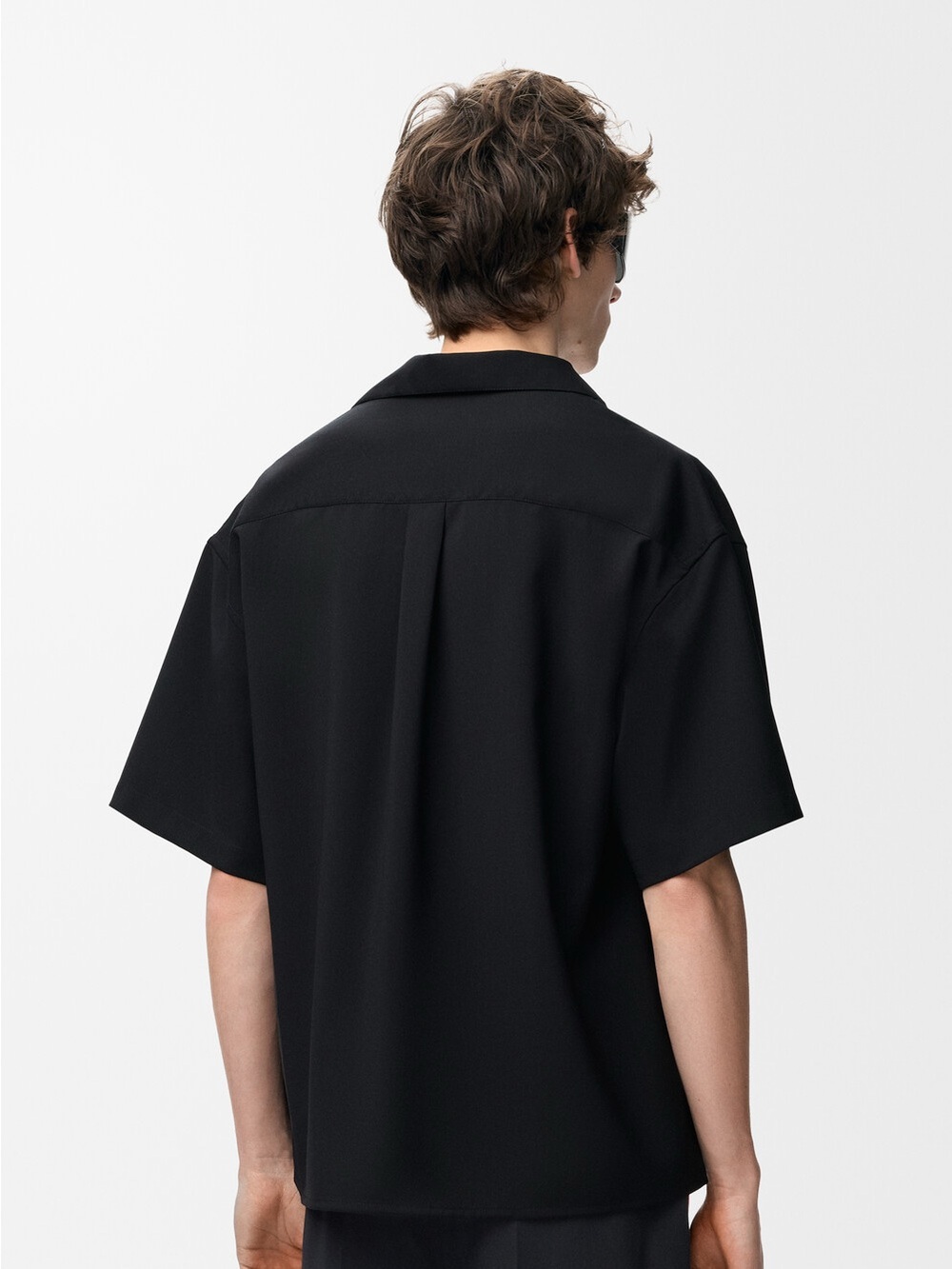 Loewe Short Sleeve Shirt In Wool Size M - Picture 4 of 5